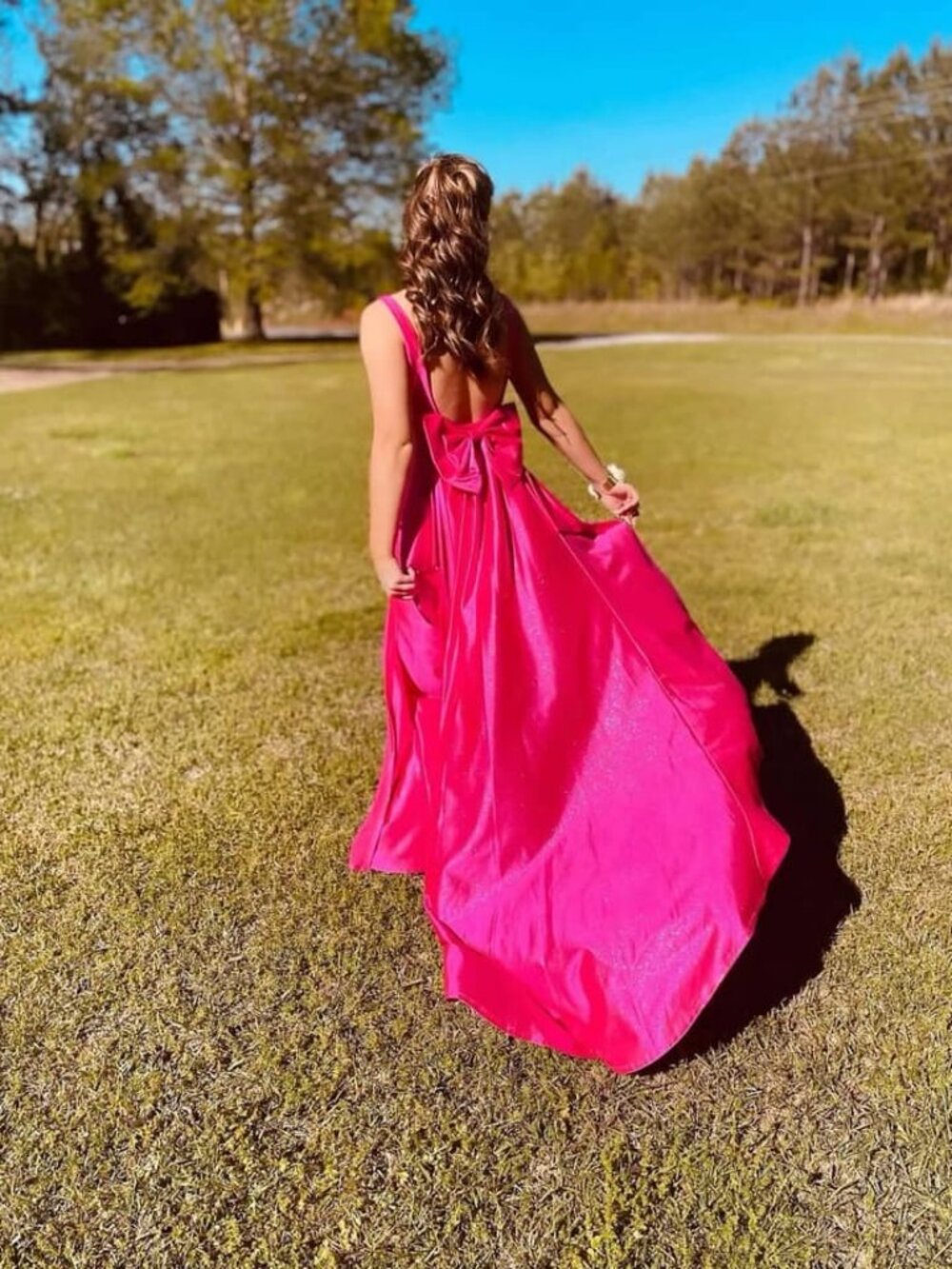 Pink formal dress
